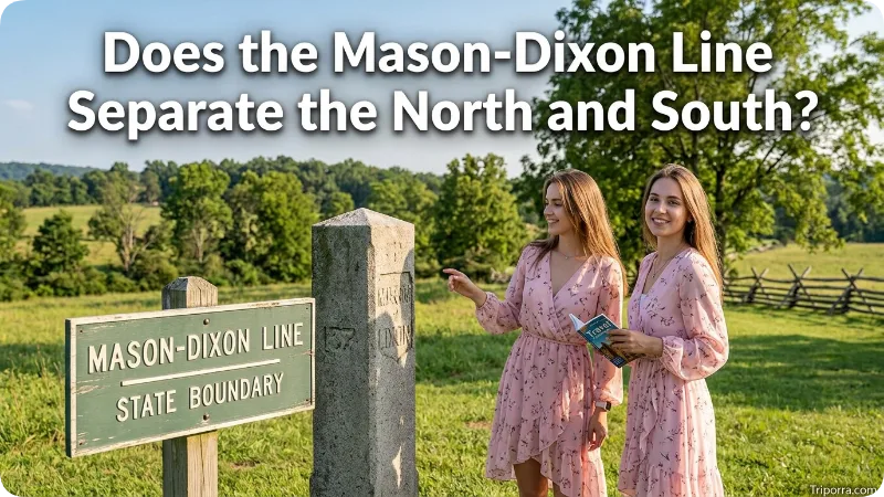 Does the Mason-Dixon Line Separate the North and South?