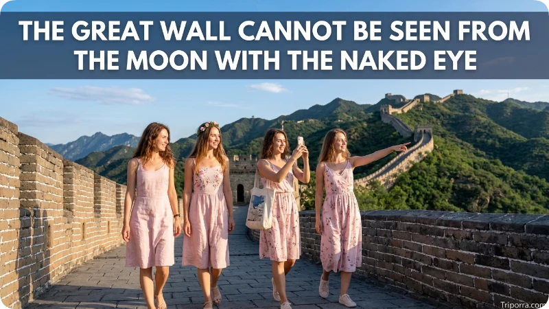 The Great Wall Cannot Be Seen From the Moon With the Naked Eye