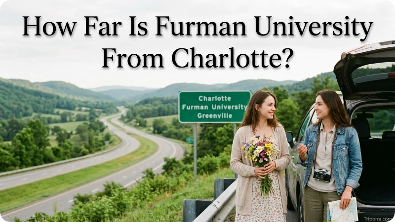 How Far Is Furman University From Charlotte?