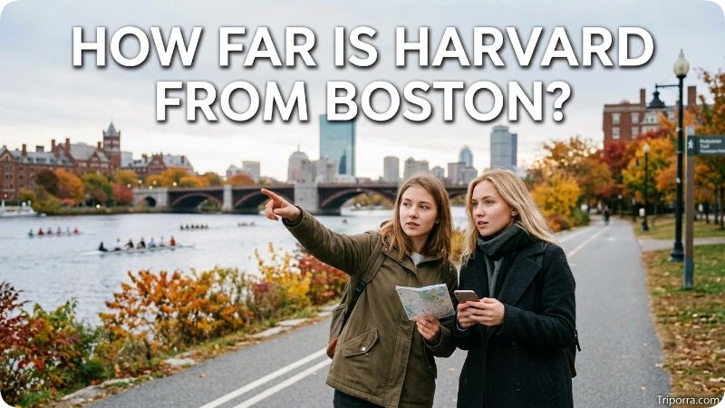 How Far Is Harvard From Boston?