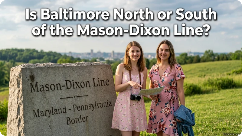 Is Philadelphia North or South of the Mason-Dixon Line?