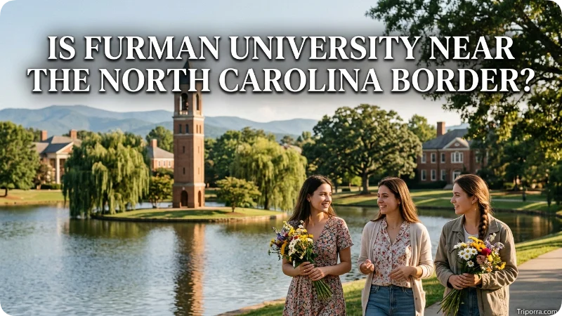 Is Furman University Near the North Carolina Border?