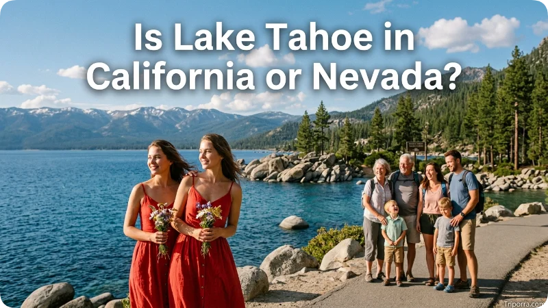 Is Lake Tahoe in California or Nevada?