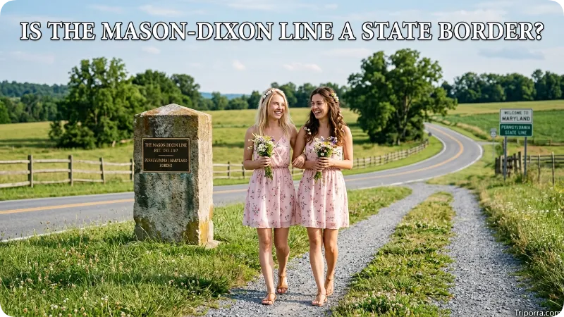 Is the Mason-Dixon Line a State Border?