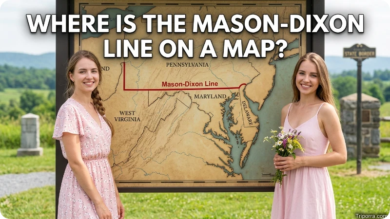 Where Is the Mason-Dixon Line on a Map?